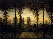 Caspar David Friedrich Picture in Remembrance of Johann Emanuel Bermer oil